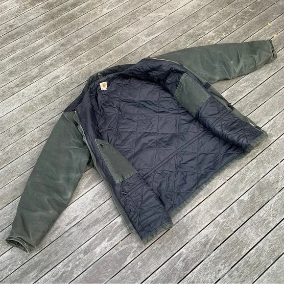 Carhartt C26 MOS Sandstone Duck Arctic Quilt Lined Traditional Workwear Coat XLT - Picture 6 of 17